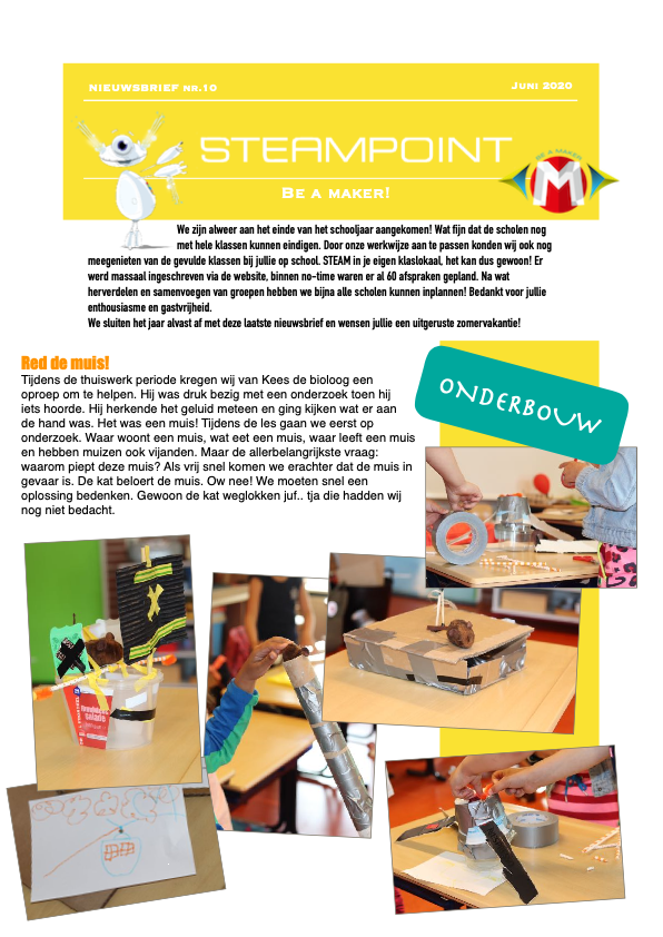 Nieuwsbrief Nr 10 STEAMpoint